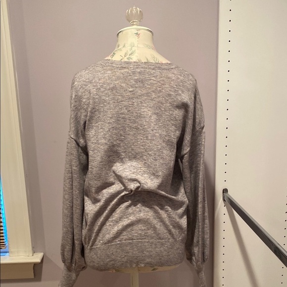 Ella Moss Gray Crew Neck Sweater - Picture 7 of 9
